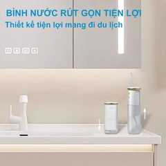 Máy tăm nước du lịch cao cấp WaterPush CY-1000 New Version - Siêu nhỏ gọn - Máy lỗi đổi mới nguyên seal 1 năm tận nhà