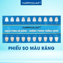 Phiếu so màu răng WaterPush