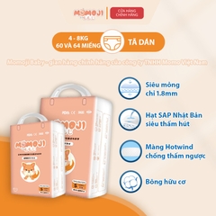 Tã bỉm dán Momoji Siêu Thấm Hút NB64/S60