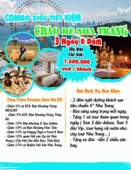 ƯU ĐÃI BẤT NGỜ  VỚI COMBO NHA TRANG 3N2D... Giảm Mạnh Đến 25%.