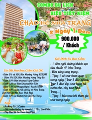 COMBO DU LỊCH NHA TRANG 2 NGÀY 1 ĐÊM SIÊU KHUYẾN MÃI...
