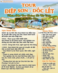 TOUR ĐIỆP SƠN  - DỐC LẾT KHÁM PHÁ CON ĐƯỜNG TRÊN BIỂN SIÊU ĐỘC ĐÁO