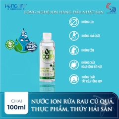Nước ION Rửa rau củ quả, thực phẩm, thủy hải sản (100ml)