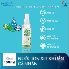 Nước ION Xịt khuẩn cá nhân (100ml)