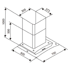 Máy hút mùi Canzy CZ-TB70