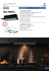 Máy hút mùi âm tủ kéo rút Ogier GLE 7003TC