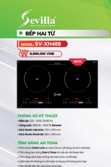 Bếp từ đôi Sevilla SV-XH488