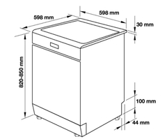 MÁY RỬA BÁT KAFF D65ERIS
