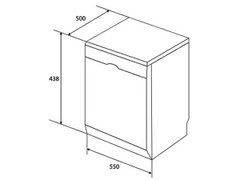 MÁY RỬA BÁT KAFF W8001EU