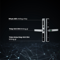 Khóa Faster cửa nhôm FS6900 Grey