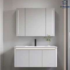 Bộ Tủ Gương Phòng Tắm, Tủ Lavabo Đẹp, Tủ Lavabo Phòng Tắm CR 286