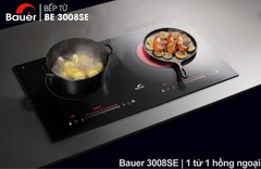 Bếp từ đôi Bauer 3008SE | Bo viền | Sôi liu diu | Tặng bộ nồi 4 món