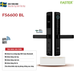 Khóa vân tay cửa nhôm Faster FS6600 BL