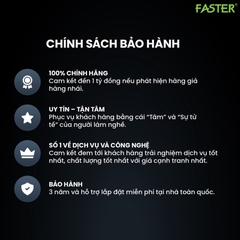 Khóa vân tay cửa nhôm Faster FS6600 BL