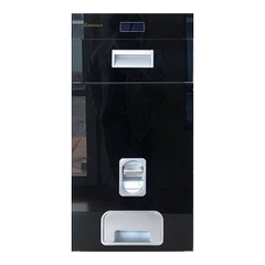 Thùng gạo điện tử mặt gương mặt kính đen Eurogold- GB301B