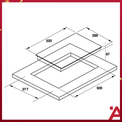 Bếp Điện Domino HC-R302D Hafele 536.61.670