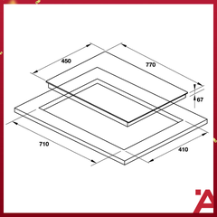 Bếp Điện 2 Vùng Nấu HC-R772D Hafele 536.61.685