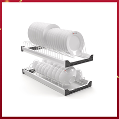 RỔ BÁT ĐĨA CỐ ĐỊNH PRESTO INOX 304 600mm Hafele 544.40.003