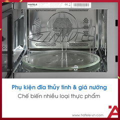 LÒ VI SÓNG KẾT HỢP NƯỚNG ÂM TỦ HAFELE HM-B38C 538.01.111