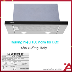 MÁY HÚT MÙI ÂM TỦ MẶT KÍNH ĐEN Hafele HH-TG60E 539.81.073
