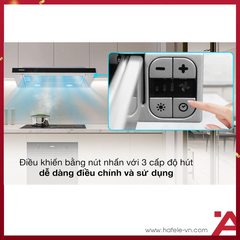 MÁY HÚT MÙI ÂM TỦ MẶT KÍNH ĐEN Hafele HH-TG60E 539.81.073