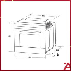 LÒ NƯỚNG ÂM TỦ Hafele HO-6T70A 538.01.441