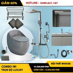 Combo phòng tắm, combo nhà tắm, trọn bộ thiết bị vệ sinh phòng tắm 181