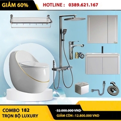 Combo phòng tắm, combo nhà tắm, trọn bộ thiết bị vệ sinh phòng tắm 182