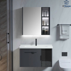Bộ Tủ Gương Phòng Tắm, Tủ Lavabo Đẹp, Tủ Lavabo Phòng Tắm SUS 215