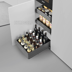 Tủ Đồ Khô 1 Tầng Cao 151MM Ngăn Kéo Độc Lập Màu Ghi EKM25260 (EKL25260) Eurogold
