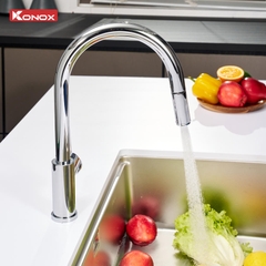 Vòi rửa bát dây rút Konox Alto Smart Chrome