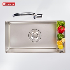 Vòi rửa bát dây rút Konox Alto Smart Chrome