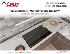 Bếp từ đôi Canzy CZ 898B-62ID