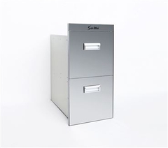 Thùng gạo mặt gương 2 ngăn bạc Sevilla SV B4