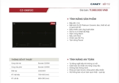 Bếp từ Canzy CZ I36912C