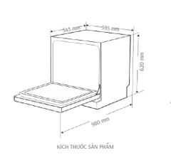 Máy rửa bát Canzy CZ-DE8B05EU