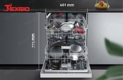 Máy rửa bát Texgio Dishwasher TG21H775B - 13 Bộ Sấy Khí Nóng, Diệt Khuẩn UV