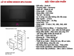Lò vi sóng BOSCH BFL7221B1