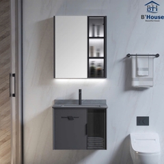 Bộ Tủ Gương Phòng Tắm, Tủ Lavabo Đẹp, Tủ Lavabo Phòng Tắm SUS 215