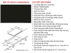 Bếp Từ BOSCH PMI82560VN Series 6
