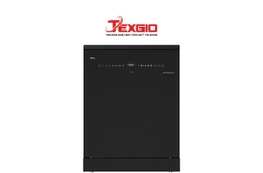Texgio Dishwasher TGDM795B Smart Pro - Máy rửa chén bát 16 bộ, Sấy khí nóng, Màn hình màu siêu đẹp, Cửa điện, Tự động mở & đóng cửa