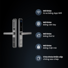 Khóa Faster cửa nhôm FS6800 Grey