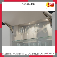 ĐÈN LED TRÒN LED3038 24V/3.0W 3000K Hafele 833.75.340