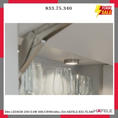 ĐÈN LED TRÒN LED3038 24V/3.0W 3000K Hafele 833.75.340