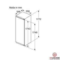 Tủ mát âm tủ Bosch KIR81ADD0 serie 6