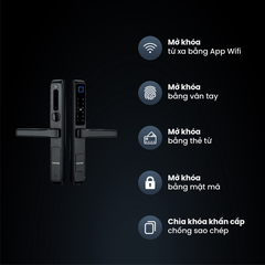 Khóa Faster cửa nhôm FS6800 BL