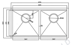 Chậu rửa bát Eurogold EUS98746