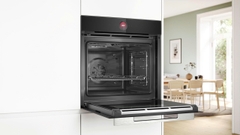 LÒ NƯỚNG ÂM TỦ BOSCH HBG7341B1 LÀM SẠCH THỦY PHÂN MÀU ĐEN