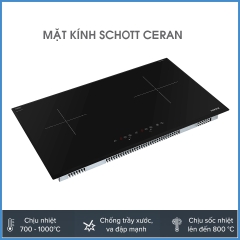 Bếp Từ Âm 2 Vùng Nấu HC-IS772EA Hafele 535.02.222