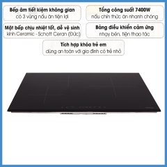Bếp Từ Âm 3 Vùng Nấu HC-IS773EA Hafele 535.02.242
